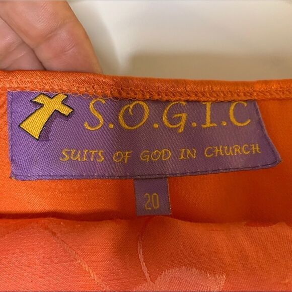 Orange Fury Skirt Suit  - Picture 5 of 12